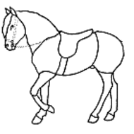 Paint online horse L screenshot